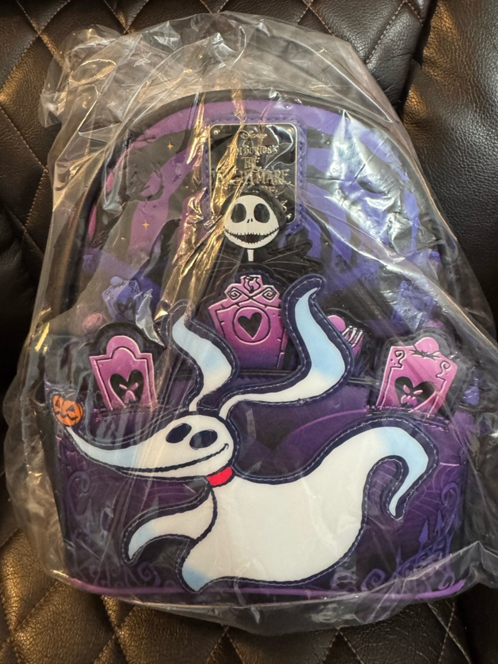 The Nightmare Before Christmas Zero Character Purple Backpack